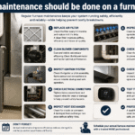 What maintenance should be done on a furnace? 